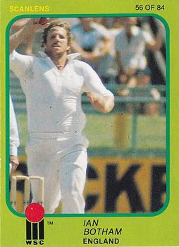 1981 Scanlens Cricket #56 Ian Botham Front