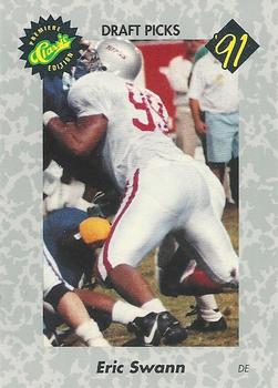 1991 Classic #7 Eric Swann Front