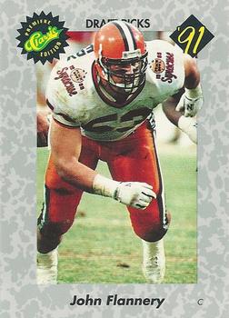 1991 Classic #41 John Flannery Front