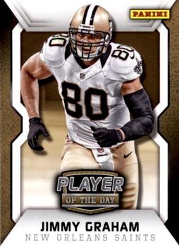 2014 Panini Player of the Day #4 Jimmy Graham Front