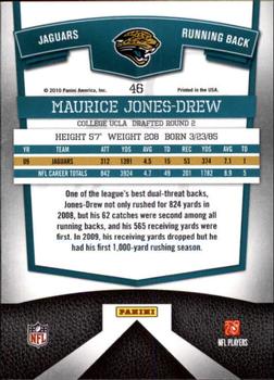 2010 Donruss Elite #46 Maurice Jones-Drew Back