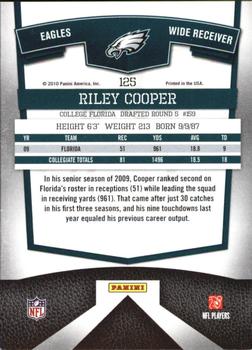 2010 Donruss Elite #125 Riley Cooper Back