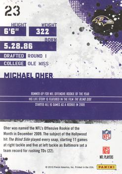 2010 Score #23 Michael Oher Back