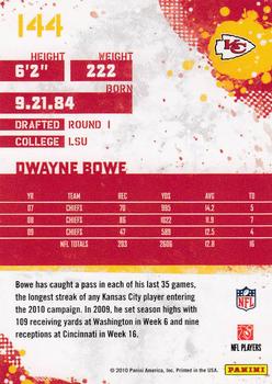 2010 Score #144 Dwayne Bowe Back