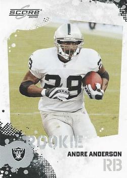 2010 Score #302 Andre Anderson Front