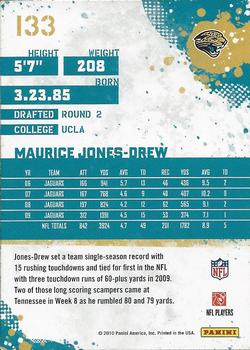 2010 Score #133 Maurice Jones-Drew Back