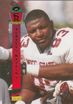 1995 Signature Rookies Signature Prime #46 Kendell Watkins Front