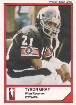1984 JOGO #25 Tyron Gray Front