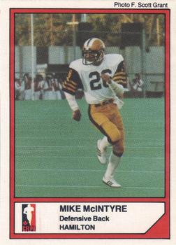 1984 JOGO #47 Mike McIntyre Front
