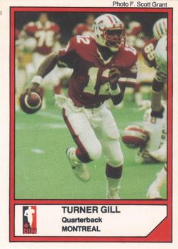 1984 JOGO #55 Turner Gill Front