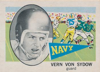 1961 Nu-Cards Football Stars #105 Vern Von Sydow Front
