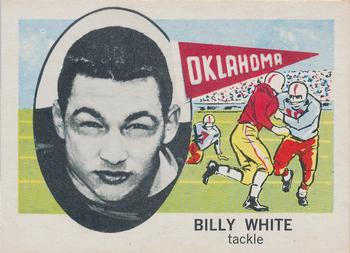1961 Nu-Cards Football Stars #167 Billy White Front