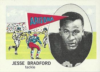 1961 Nu-Cards Football Stars #138 Jesse Bradford Front