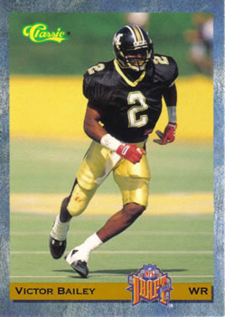 1993 Classic #40 Victor Bailey  Front
