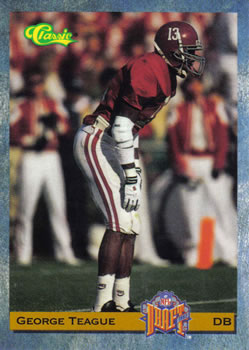 1993 Classic #95 George Teague  Front