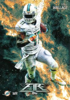 2014 Topps Fire #3 Mike Wallace Front