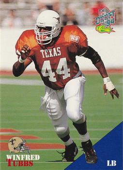1994 Classic NFL Draft #85 Winfred Tubbs  Front