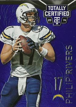 2014 Panini Totally Certified - Platinum Blue #77 Philip Rivers Front