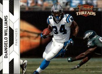 2010 Panini Threads #18 DeAngelo Williams  Front
