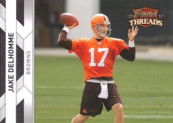 2010 Panini Threads #33 Jake Delhomme  Front