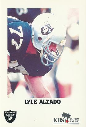 1985 Los Angeles Raiders Police #NNO Lyle Alzado Front