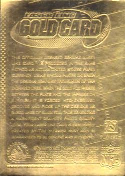 2003 Merrick Mint Laser Line Gold #NNO Brett Favre Back