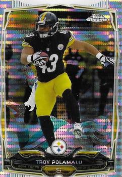 2014 Topps Chrome - Pulsar Refractors #30 Troy Polamalu Front