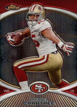 2010 Finest #44 Michael Crabtree  Front