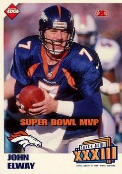 1999 Collector's Edge Super Bowl XXXIII #B4 John Elway Front