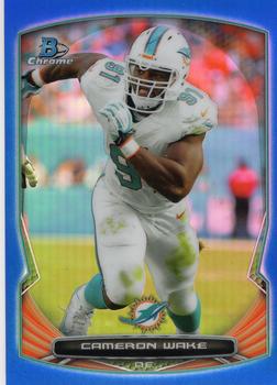 2014 Bowman Chrome - Blue Refractor #6 Cameron Wake Front