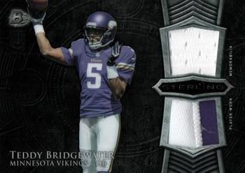 2014 Bowman Sterling - Relics #BSRDR-TB Teddy Bridgewater Front