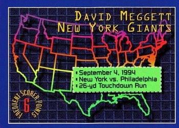 1994 Stadium Club - Frequent Scorer Points #5 Dave Meggett Front