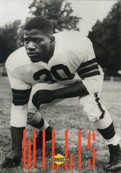 1992 Sunoco Cleveland Browns Hall of Famers #8 Bill Willis Front