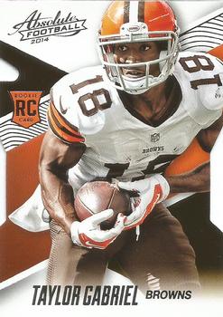 2014 Panini Absolute - Retail #104 Taylor Gabriel Front