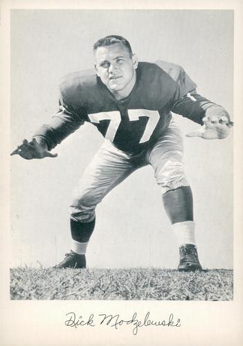 1956 Jay Publishing New York Giants #NNO Dick Modzelewski Front