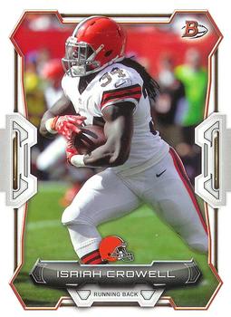 2015 Bowman #28 Isaiah Crowell Front