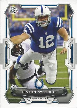 2015 Bowman #55 Andrew Luck Front