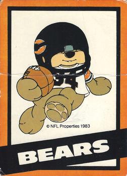 1983 NFL Properties Huddles #NNO Chicago Bears Front
