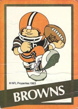 1983 NFL Properties Huddles #NNO Cleveland Browns Front