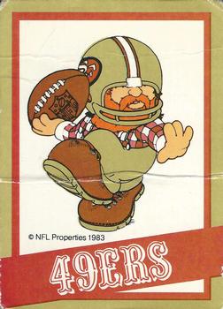 1983 NFL Properties Huddles #NNO San Francisco 49ers Front