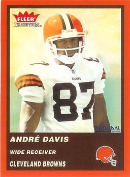 2004 Fleer Tradition National Cleveland Browns #5 Andre Davis Front