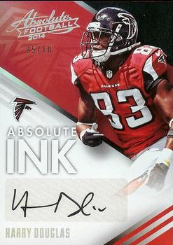 2014 Panini Absolute - Absolute Ink Spectrum Platinum #AB-HD Harry Douglas Front