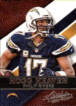 2014 Panini Absolute - Hogg Heaven #1 Philip Rivers Front