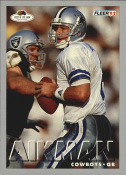 1993 Fleer Fruit of the Loom #18 Troy Aikman Front