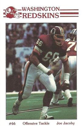 1985 Washington Redskins Police #5 Joe Jacoby Front