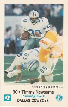 1983 Dallas Cowboys Police #NNO Timmy Newsome Front