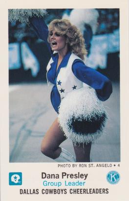 1983 Dallas Cowboys Police #NNO Dana Presley Front