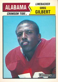 1988 Winners Alabama Crimson Tide #NNO Greg Gilbert Front