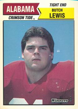 1988 Winners Alabama Crimson Tide #NNO Butch Lewis Front