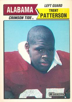 1988 Winners Alabama Crimson Tide #NNO Trent Patterson Front